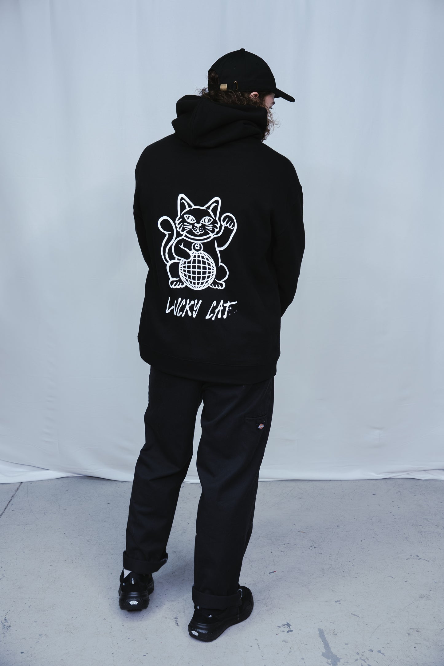Disco Cat Pullover Hoodie