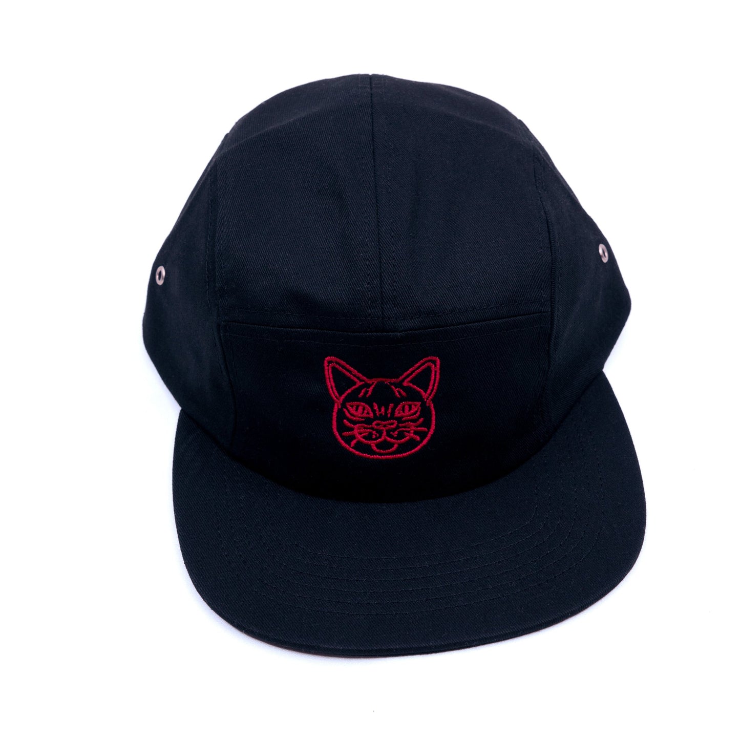 Cat Logo 5 Panel Cap